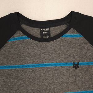 Zoo York Casual Short Sleeve Crew Neck T Shirt Adult Mens Size M Gray Blue